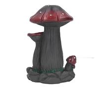 Generic Quemadores de Incienso de Reflujo de Hongos Coloridos, Soporte de Incienso con Efecto Visual único para Oficina y Sala de Estudio, 11,4 Cm X 10,2 Cm X 18 con 20 Conos