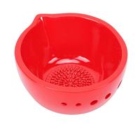 Generic Rallador de Ajo, Herramienta Multifuncional para Pelar de Cerámica, Rallador Eficiente de Jengibre y Ajo para Chefs Caseros, Rojo, 1 Unidad