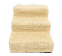 Generic Rampa para Perros con Escalones Antideslizantes, Portátil, Fácil de Montar, para Camas, Sillas, Tela Suave de Plástico (Yellow)