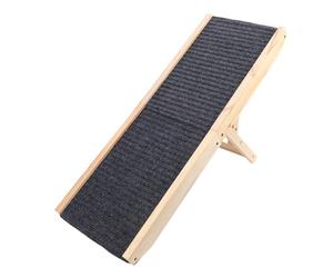Generic Rampa Plegable de Madera para Perros, Estructura de Escalera Portátil con Superficie Antideslizante para Perros Pequeños y Medianos, Cama, sofá, Viaje en Casa