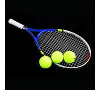 Generic Raqueta de Entrenamiento de Tenis de Aleación de Aluminio, Raqueta de Práctica Duradera para Niños, Ligera, Pulgadas con Bolsa de Transporte (Blue)