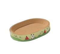 Generic Rascador para Gatos Muebles Rascadores Cama para Mascotas Sofá de Cartón Que Libera de Rascado Adecuado para Gatitos Y Gatos de Todas Las E, Oval L