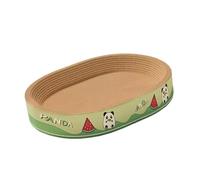Generic Rascador para Gatos Muebles Rascadores Cama para Mascotas Sofá de Cartón Que Libera de Rascado Adecuado para Gatitos Y Gatos de Todas Las E, Oval S