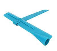 Generic Raspador de Crema Ajustable, Herramienta Más Suave para Hacer Pasteles DIY, Cocina, Panadería Casera, 2 Unids/set para Principiantes o Profesionales (trompeta azul)