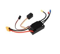 Generic RC Car ESC Controlador Electrónico de Velocidad sin Escobillas a Prueba de Agua para 1/18 On Road Off Road Buggy Truck, Puerto de Tarjeta de Programa, Rendimiento para Todo Clima, Alta