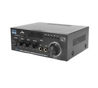 Generic Receptor Amplificador de Audio Estéreo de 2.0 Canales para Oficina en Casa con Modos de Entrada Múltiple para Teléfono, Computadora Portátil, Reproductor de Música, Ranura para Tarjeta de