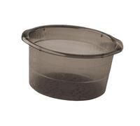 Generic Recipiente para Baño de Pies con Mango Doble para Masaje de Pies Cubeta Portátil Ligera para Remojar Accesorio para Spa en El Hogar Hecho, Negro