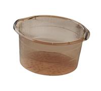 Generic Recipiente para Baño de Pies con Mango Doble para Masaje de Pies Cubeta Portátil Ligera para Remojar Accesorio para Spa en El Hogar Hecho, CafÉ