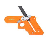 Generic Recortadora de Bandas, Herramienta Cortadora de Chapa de 8 Mm, Herramienta de Recorte Manual para Carpintería R1,5 Mm con Nivel de Burbuja, Cortador de Bandas para Recortar Bordes de