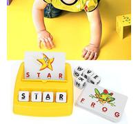 Generic Recuerde Juego de Rompecabezas de Palabras Capacidad Educativa de Reconocimiento de Color Mejorar la Capacidad de Aprendizaje Regalo para Niños 3+ Material Plástico (Juego de memorización de