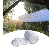 Genéric Red de Camuflaje Blanca, Cubierta de privacidad, Espeso Red de Camuflaje Sombra para Exteriores, El Hogar,Caza,Jardín,Camping,Decoración De Fiesta(11x1m)