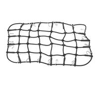 Generic Red Extensible para Portaequipajes sobre Orugas RC, Accesorio Elástico de para Coches RC 1/8 1/10, D90/SCX10/-4, Negro o Rojo, 25x15cm (Black)