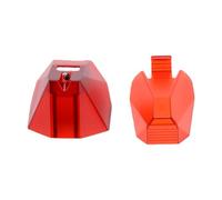 Generic Reemplazo de Aguja de Cartucho de Fono con Imán Móvil para 2M Rojo para una Calidad de Sonido Superior y una Fácil Instalación para su Tocadiscos 1 Unidad