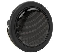 Generic Reemplazo de Botón de Bocina de Fibra de Carbono para Volantes Diseño de 6 Pernos con Botón Central Accesorio de Modificación del Automóvil para una Mejor Experiencia de Conducción