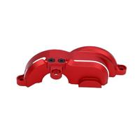Generic Reemplazo de Cubierta de Caja de Cambios de Metal para 4-Tec Drift 1/10 RC Car Efecto Protector para Entusiastas de los Coches RC (Rojo)