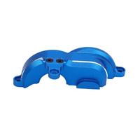 Generic Reemplazo de Cubierta de Caja de Cambios de Metal para 4-Tec Drift 1/10 RC Car Efecto Protector para Entusiastas de los Coches RC (Blue)