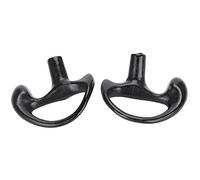 Generic Reemplazo de Molde de Silicona para Oídos, Diseño Suave y Cómodo para la Mayoría de los Kits de Audio de Tubo de Bobina, Color Negro, Disponible en Varios Tamaños, Paquete de 2 (Tamaño