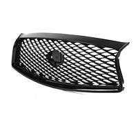 Generic Reemplazo de Rejilla de Malla de Parachoques Delantero Estilo Eau Rouge Negro Brillante Apto para 2014-2017, Resistencia a Altas Temperaturas, para Entusiastas de los Automóviles