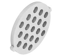 Generic Reemplazo Eficiente de la Cuchilla del Disco de la Placa de la Picadora de Carne de Acero Inoxidable para la Máquina de Molienda de Cocina, Diámetro del Orificio de 8 Mm, Adecuado para Moler