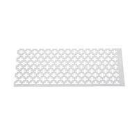 Generic Regla Cuadrada para Pintura de Diamantes de Imitación, Herramienta de Dibujo Ordenada para Bordado Total o Parcial, para Principiantes y Profesionales, Acero Inoxidable de 6,2 X 2,8 Pulgadas