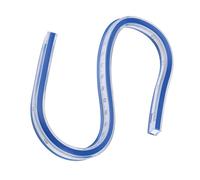 Generic Regla Curva Fuerte y Flexible para Topografía de Construcción, Herramienta de Vinilo de Doble Cara para Confección de Vestidos, Plástico de 12 Pulgadas/24 Pulgadas (30cm/11,8)