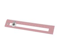 Generic Regla de Brújula de Alta Precisión con Mano de Obra Exquisita para Herramienta de Dibujo de Estudiantes, Plástico de 15 Cm, 1 Unidad (PINK)