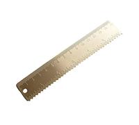 Generic Regla de Latón Escala Ingenieros Regla Geométrica Portátil Instrumento Manual de Medición Accesorio de Cuaderno Estilo Retro Adecuada para Estudios Of, Regla de onda de 15 cm