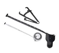 Generic Regla de Medición Corporal Juego de Calibradores de Grasa Herramientas de Medición de Precisión para Cintura Pierna Brazo Seguimiento del IMC Ideal para Entusiastas de la Salud Plástico