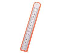 Generic Regla de Metal con Medición Precisa Regla Recta Versátil para Ingeniería y Dibujo de 15 Pulgadas (15cm)