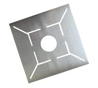 Generic Regla Multifunción para Desagües de Piso, Accesorios para Baño, Múltiples Patrones, Construcción, Diseño de Azulejos Gruesos, Regla Triangular, Plantilla de 20cm