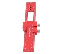 Generic Regla para Carpintería de 6 Pulgadas con Tope Deslizante, Regla de Bolsillo de Aleación de Aluminio Anodizado para Marcar, Localizar, Medir, Trazar en Proyectos de Carpintería y Bricolaje