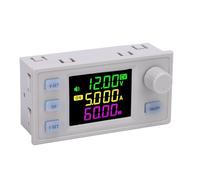 Generic Regulador de Voltaje Variable Construcción Potente Pantalla Digital Entrada DC 6-36V para Pruebas Electrónicas ABS 1 Unidad