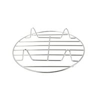 Generic Rejilla para Vapor Redonda de Acero Inoxidable 26 Cm Patas de 5 Cm, Soporte Multiusos para Cocinar al Vapor, Enfriar y Hornear, Compatible Ollas y Vaporeras, Utensilio Cocina