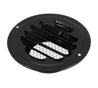 Generic Rejilla Ventilación Redonda de Acero Inoxidable Cubierta para Ventilación de Aire Acondicionado Protección contra Lluvia para Paredes y Techos Fácil Instalación sin Daños