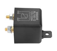 Generic Relé de Arranque de Automóvil 100A Relé de Terminal de Cobre Resistente Normalmente Abierto para Control Automático de Batería Apto para Grúa Pequeña Cosechadora de Trigo 12V