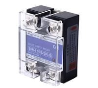 Generic Relé de Estado Sólido, Entrada 3-32VDC 5-220VDC Espacio de Carga ABSEJO ABS Relé de Fase única para Automatización (120a)