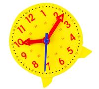 Generic Reloj Modelo de Aprendizaje Juguete Pantalla Clara Buena Durabilidad Educación Entretenimiento para Niños (YELLOW)