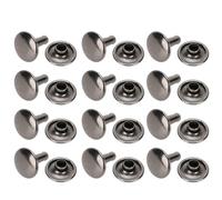Generic Remache de Doble Tapa Juego de Pernos de Hierro Duraderos para Zapatos de Cuero Bolsas Ropa 200 Piezas Remache Artesanal para Reparación y Reemplazo Aplicable para Entusiastas y Artesanos