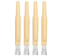 Generic Removedor de puntadas, 4 piezas de material plástico diseño de cepillo superior goma de coser manual, con función portátil fácil de quitar, para proyectos de bordado de punto de ganchillo