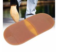 Generic Reparación de Zapatos de Cuero, Suela Anti -skid sin Resbalón de Goma de Goma de Zapatos de Cuero Hechos a Mano de la Mitad (Tacón)