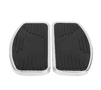 Generic Reposapiés de Hierro para Pedal de Motocicleta con Plataforma Ancha para Shadow ACE VT400/750 97-03, Placa de Pie de Ciclismo Duradera para Comodidad de Conducción Larga, Material de Goma de