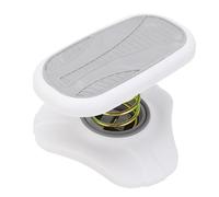 Generic Reposapiés Debajo De La Mesa Taburete De Resorte Ajustable Para El Hogar Oficina Inodoro Confort Gris 1 Unidad