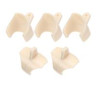 Generic Reposapiés para Dedo Pulgar de Clarinete y Flauta Dulce, 5 Unidades de Cojines Compactos y Ligeros, Protector Ergonómico para Músicos en Uso Diario