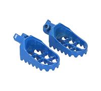 Generic Reposapiés Resistentes a la Corrosión para PW50 PW80 TW200 TTR90 TTR90E - Ajuste para KLX110 Dirt Bike Motocross Aleación de Aluminio 1 par