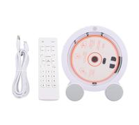 Generic Reproductor de CD Vertical de Sobremesa, Reproductor de CD Portátil con 5.3, Temporizador, Pantalla LED, Altavoces Duales HiFi, Radio FM y Entrada USB AUX (Color Madera)