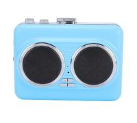 Generic Reproductor de Cinta de Casete Portátil, Convierte Casete a Archivos Digitales MP3 Grabación Directa USB Altavoz Incorporado y Salida Auxiliar para Auriculares Altavoces (Blue)