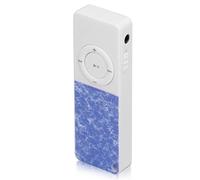 Generic Reproductor de MP3 El Reproductor de Música Delgado sin Pérdidas Admite hasta 64 GB para Ejercicios Al Aire Libre y en El Gimnasio, Material ABS Portátil (Blue)