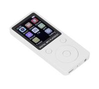 Generic Reproductor de MP3, Portátil, Ligero, Sonido HiFi, Compatible con Grabación de Vídeos y Libros para Aprendizaje Físico, Pantalla a Color de 1,8 Pulgadas (White)