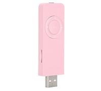 Generic Reproductor de Música MP3 Portátil Reproductor Multimedia de Música Recargable para Escuchar, con Auriculares y Cordón, de MP3 USB para Viajeros y Amantes de la (Pink)