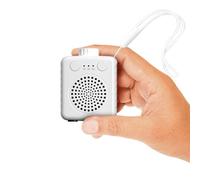 GENERIC Reproductor de ruido con 20 sonidos relajantes para un mejor sueño, alivio del estrés, relaja la mente y el cuerpo, recargable, temporizador automático, portátil blanco